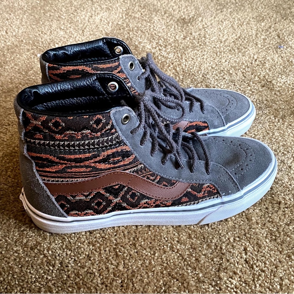 Vans Sk8-Hi Italian Weave Tapestry (Pewter/Burnt Ochre)